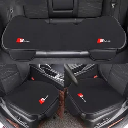Car Front Rear Seat Cushion Non-Slip Cover for Audi Sline A1 A3 A4 A6 B8 A5 B7 C7 A7 A8 C6 Q2 Q3 Q5 Q7 Q8 TT S3 S4 Accessories