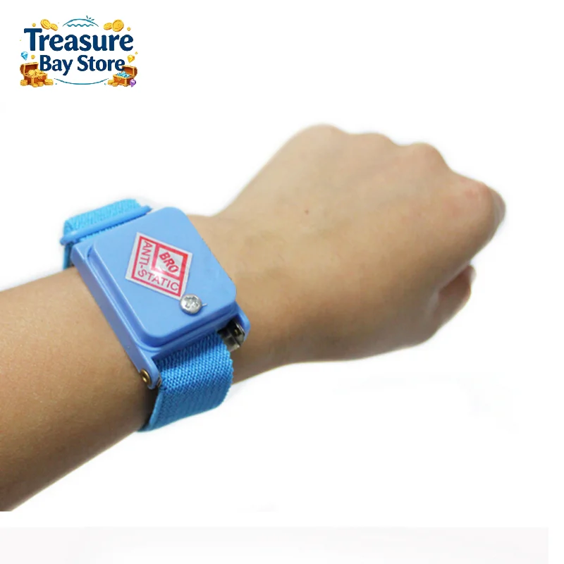 Anti Static Cordless Bracelet Electrostatic ESD Discharge Cable Band Wrist Strap