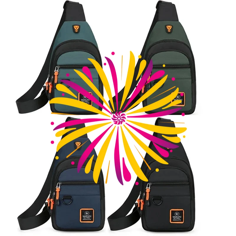 

Men's leisure outdoor hiking bike shoulder bag, waterproof sports crossbody bag, travel backpack, men's chest bag, shoulder bag