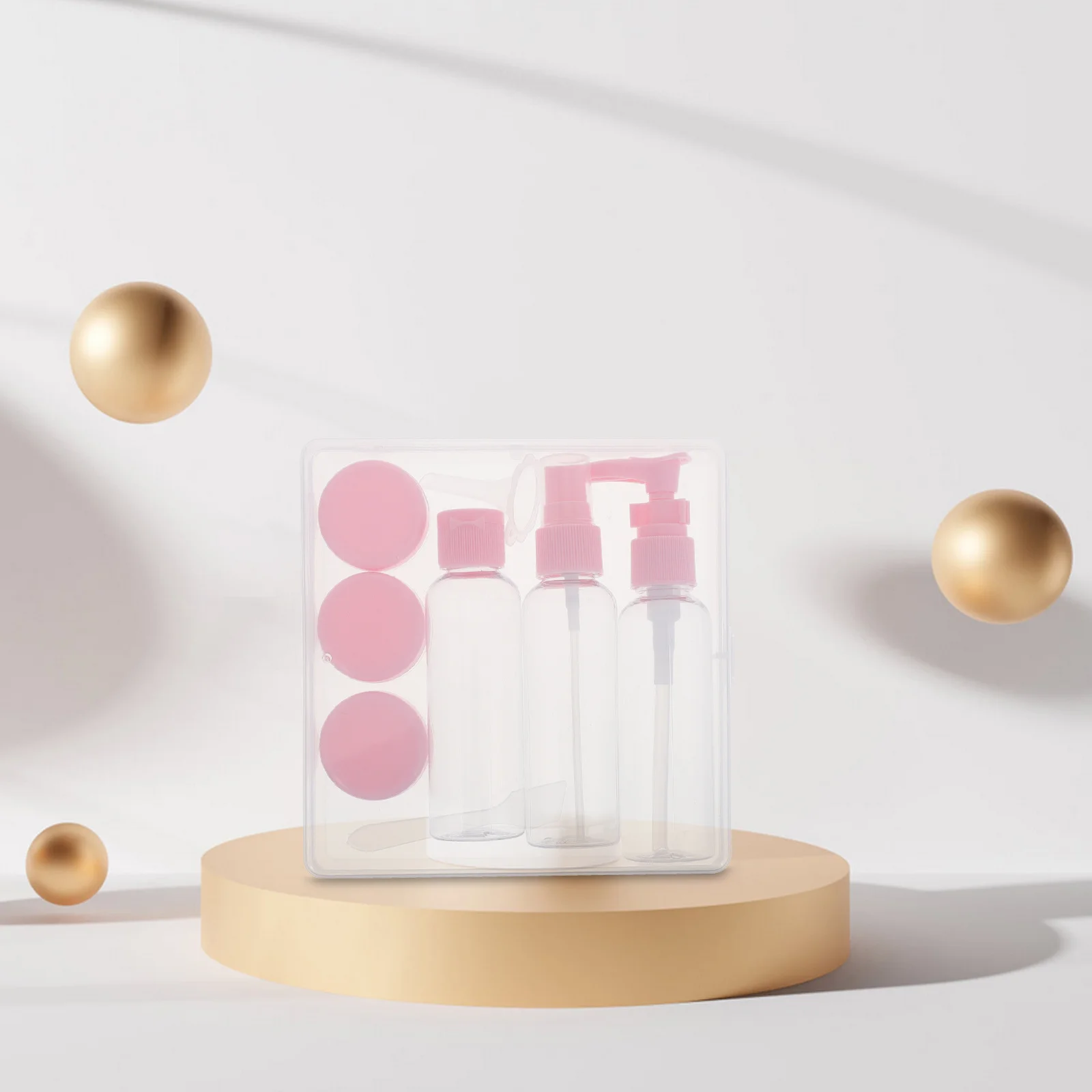 1Set Travel Bottles Mini Spray Bottles Refillable Portable Perfume Atomizer Containers for Skincare Makeup Hair Mist