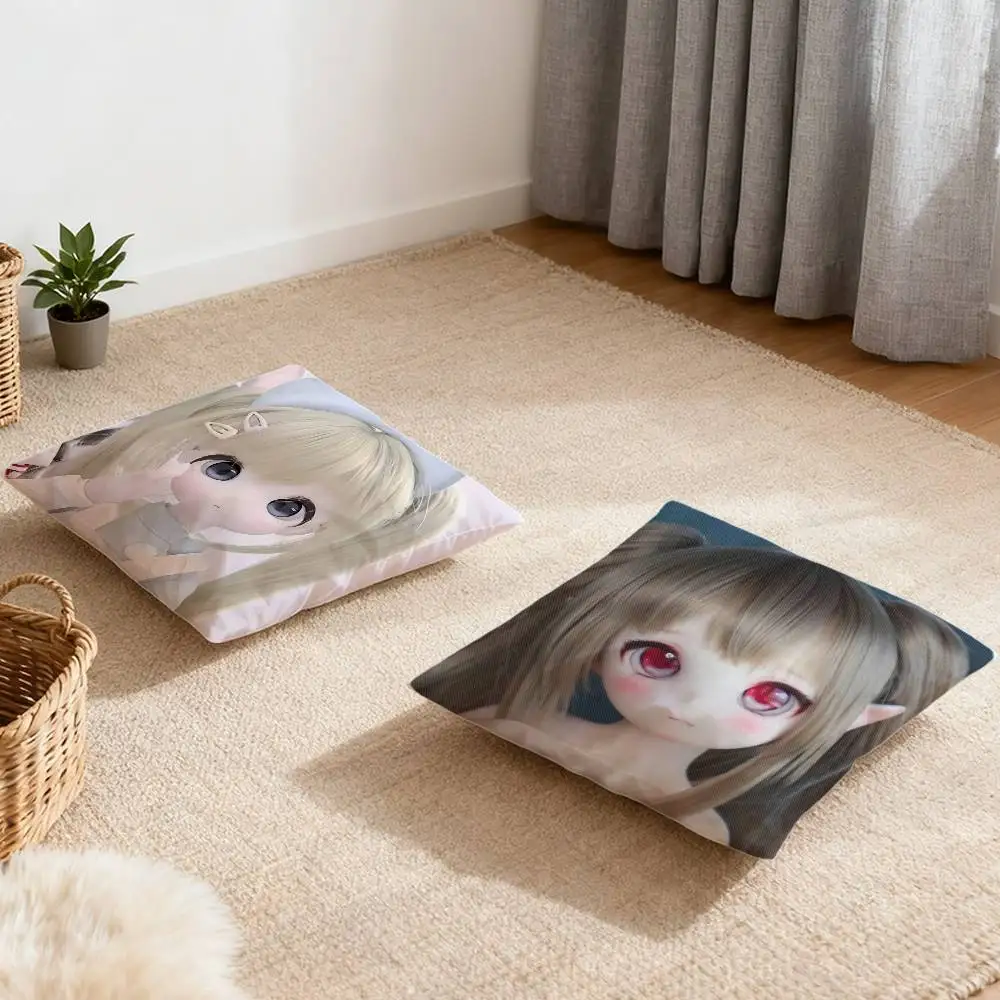 

COOL Big eyed doll Pillow Case Multi sized car cushions, luxurious home sofas, decorative pillowcases