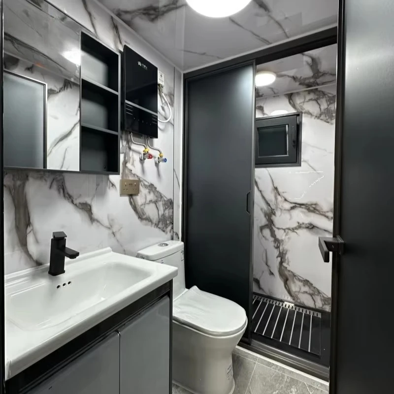 30ft/40ft Luxury Prefab Modular Expandable Folding Container House Mobile Tiny House 4 Bedroom With Kitchen Living Balcony