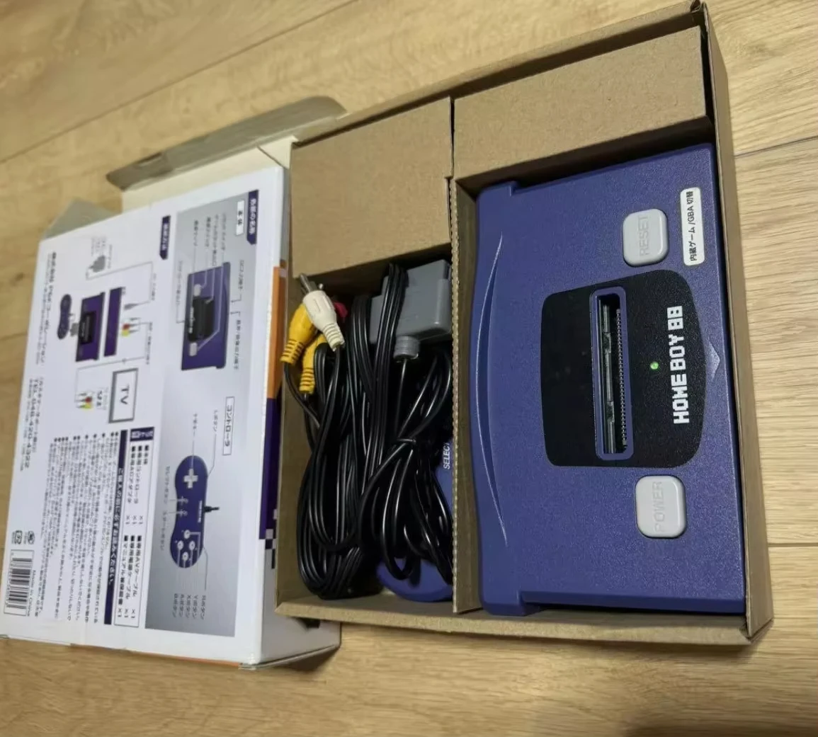 Home Boy 88 GBA Console de jeu TV HBA-06 Orange Compatible avec Homeboy 88 Gameboy Advance TV Clone Machine de jeu domestique