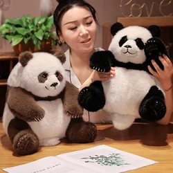 Simulation Kawaii HuaHua Qizai Giant Panda Doll Cute Stuffed Animals Charmingly Naive Fatty Bear Soft Kids Plush Toys Home Decor