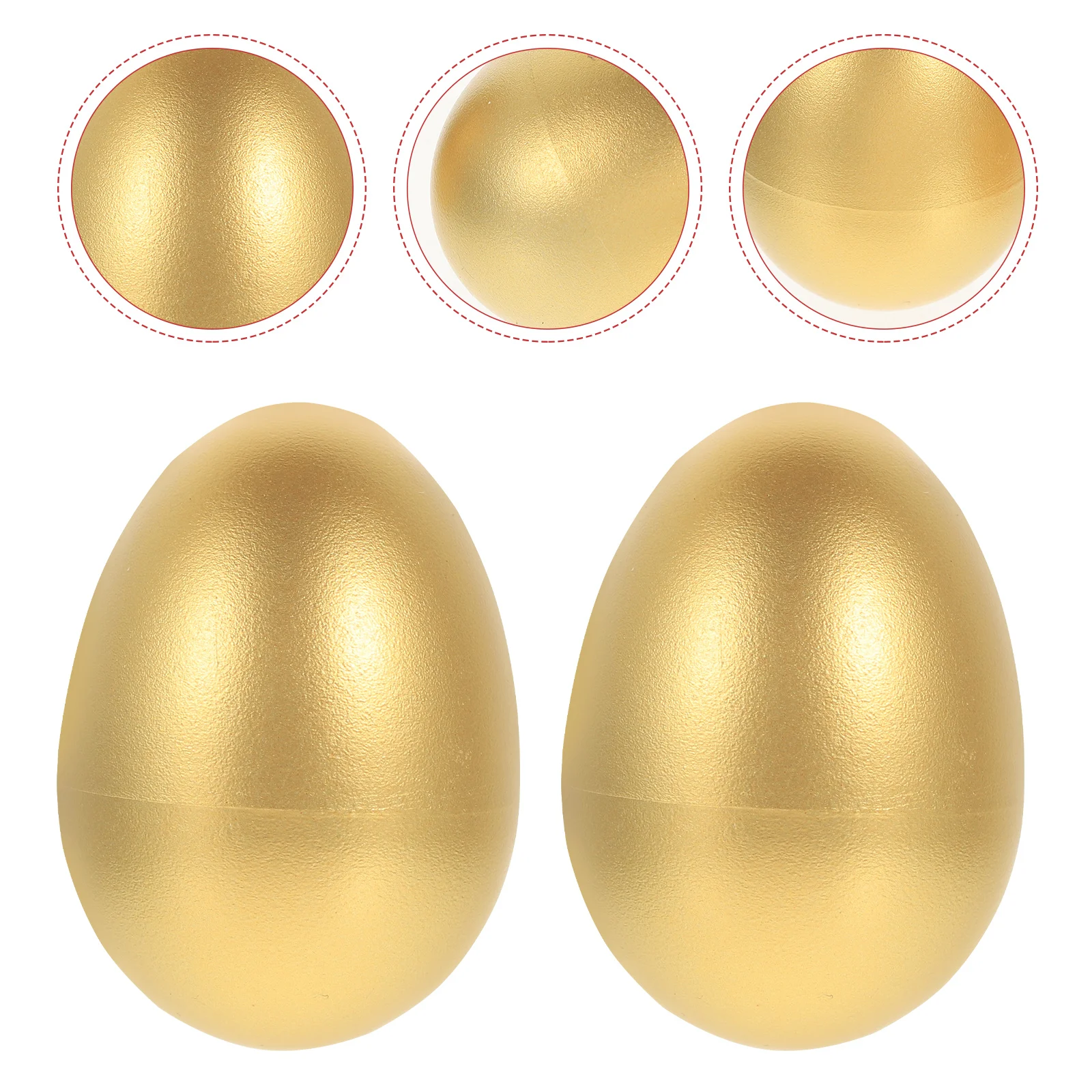 

2 Pcs Orf Sand Egg Kids Musical Instruments Toddler Bells Simulation Plastic Balls Eggs Children Shakers Early Educational
