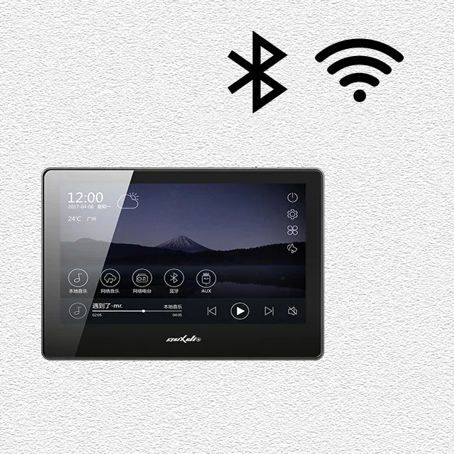 

Intelligent Background Music System 4 Channel 4X20w Bluetooth Wifi Wall Mount Music Amplifier with SD/AUX/AirPlay/DLNA