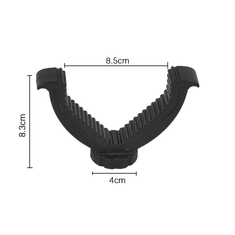 Soporte de Rifle táctico, estante de tiro, accesorio de rosca superior 1/4, canesú en V para trípode de bípode, accesorios de pistola de caza