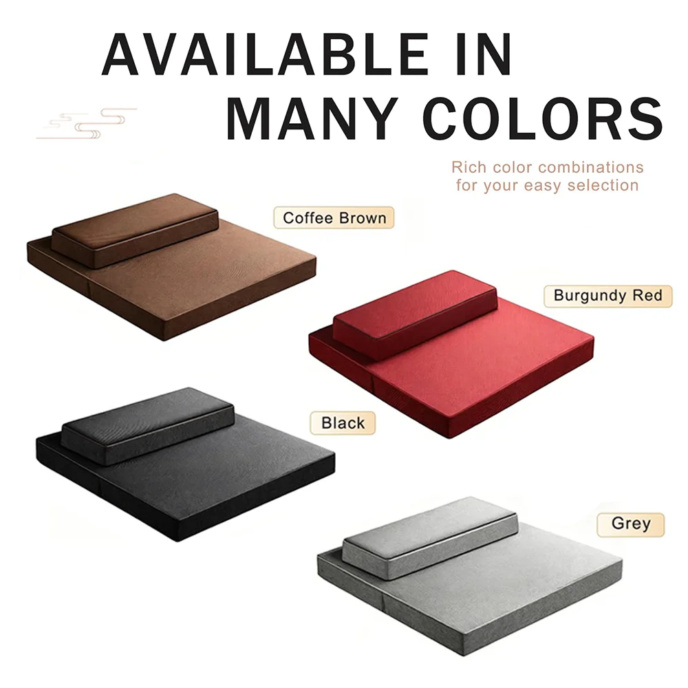 Thickened Linen Meditation Cushion Zafu Removable Washable Cover Home Yoga Cloth Floor Sitting Mat