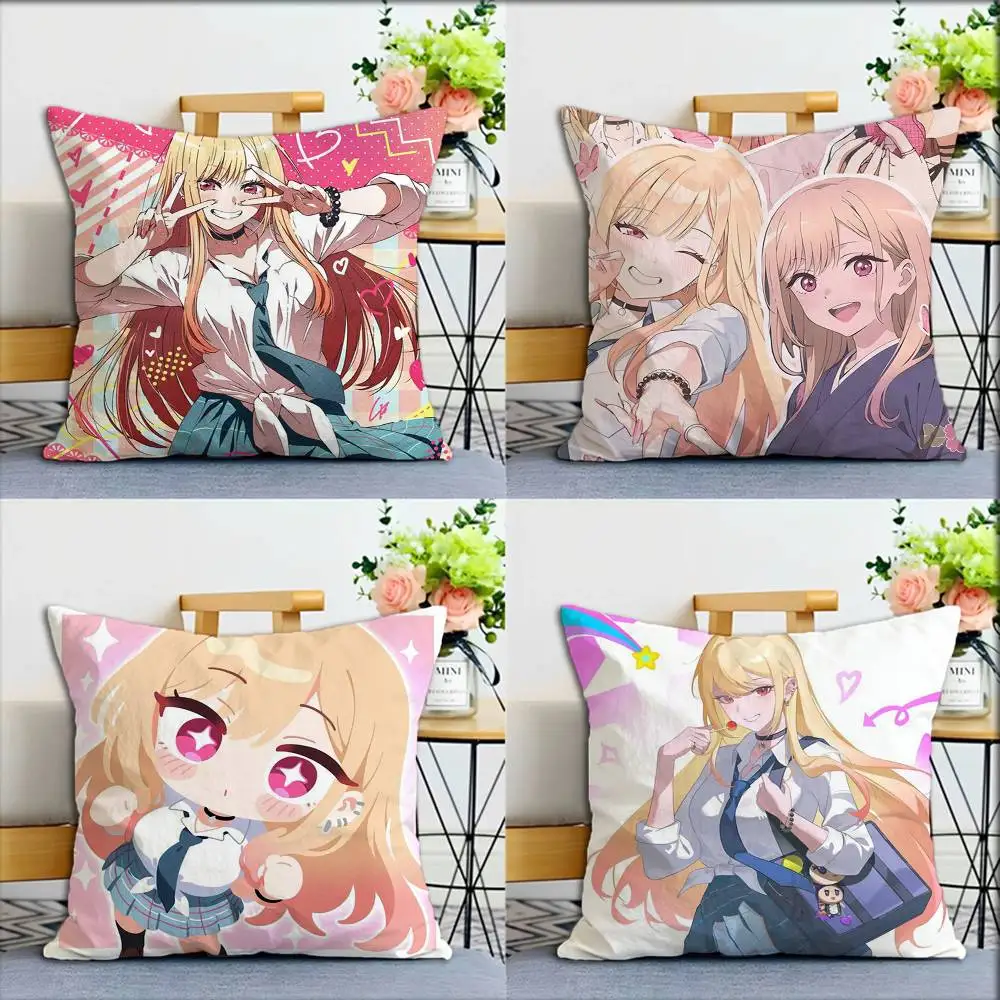 

My D-Dress Up D-Darling Marin Kitagawa World Various Sizes Square Pillow Case For Car Home Bedchamber Decor