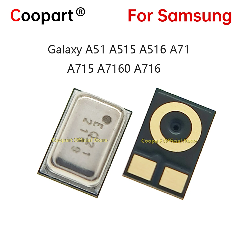 5-100Pcs New Inner MIC Receiver Speaker For Samsung Galaxy A51 A515 A516 A71 A715 A7160 A716 Microphone