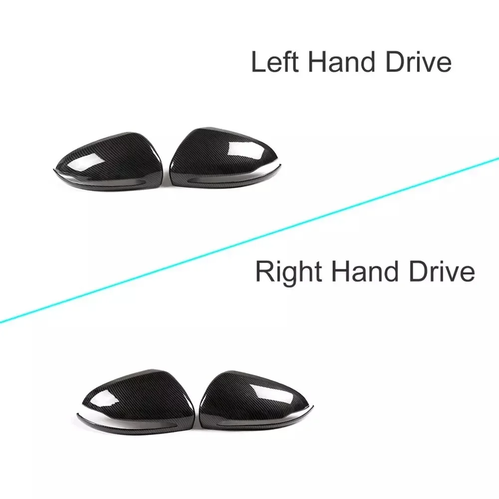2 Pcs RHD and LHD For Mercedes Benz C W205 E W213 GLC-Class X253 S Class W222 ABS Car Rearview Mirror Cap Cover Trim Accessories