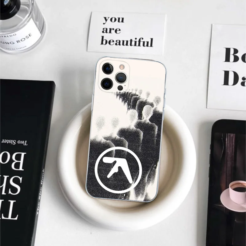 Aphex T-Twin Symbol Logo Phone Case For iPhone 16 15 14 11 12 13 Mini Pro XS Max Cover 6 7 8 Plus X Funda Shell