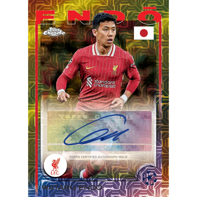 2025 Topps Japan Edition Soccer Sakura Limited Edition Collection Card Haaland Yamal Limited Signature #5
