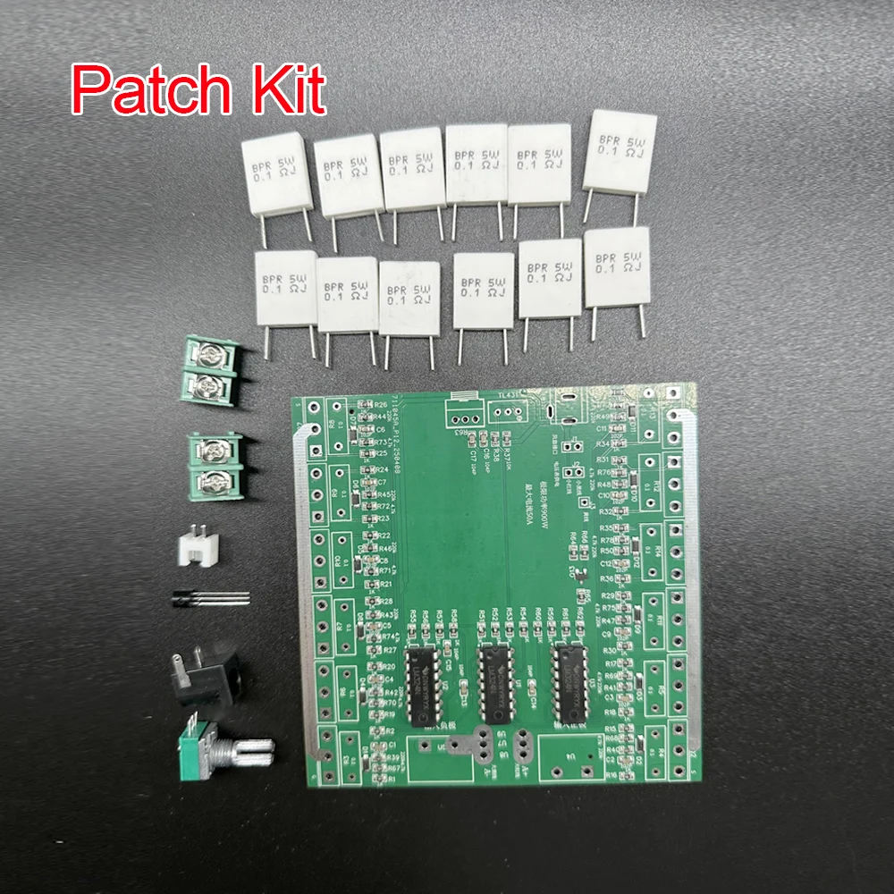 Módulo de carga eletrônica de potência de corrente constante 600w Kit de carga eletrônica diy