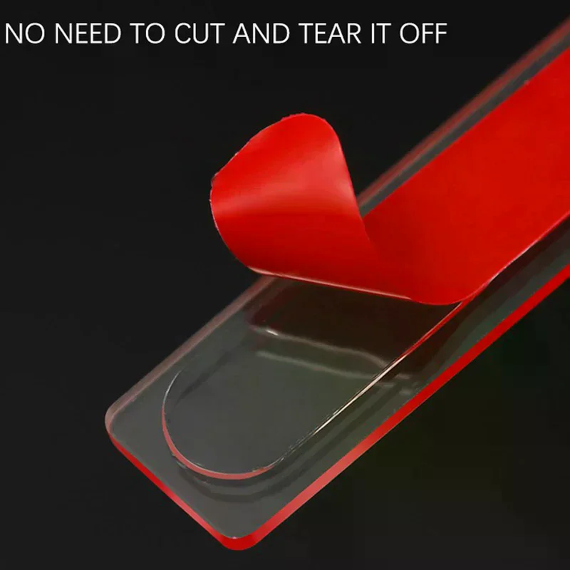 30pcs/PACK  Clear Nail Adhesive Tape False Nails Display Stand Glue Stickers Double-sided Pasted Manicure Practice Showing Tools