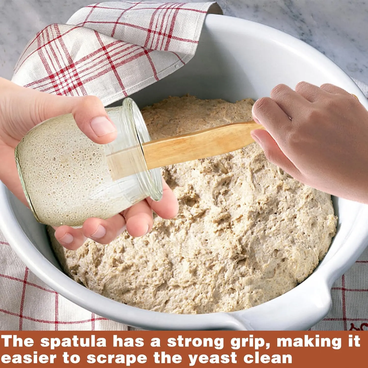 Wooden Spatula for Cooking, Sourdough Spurtles Kitchen Tools