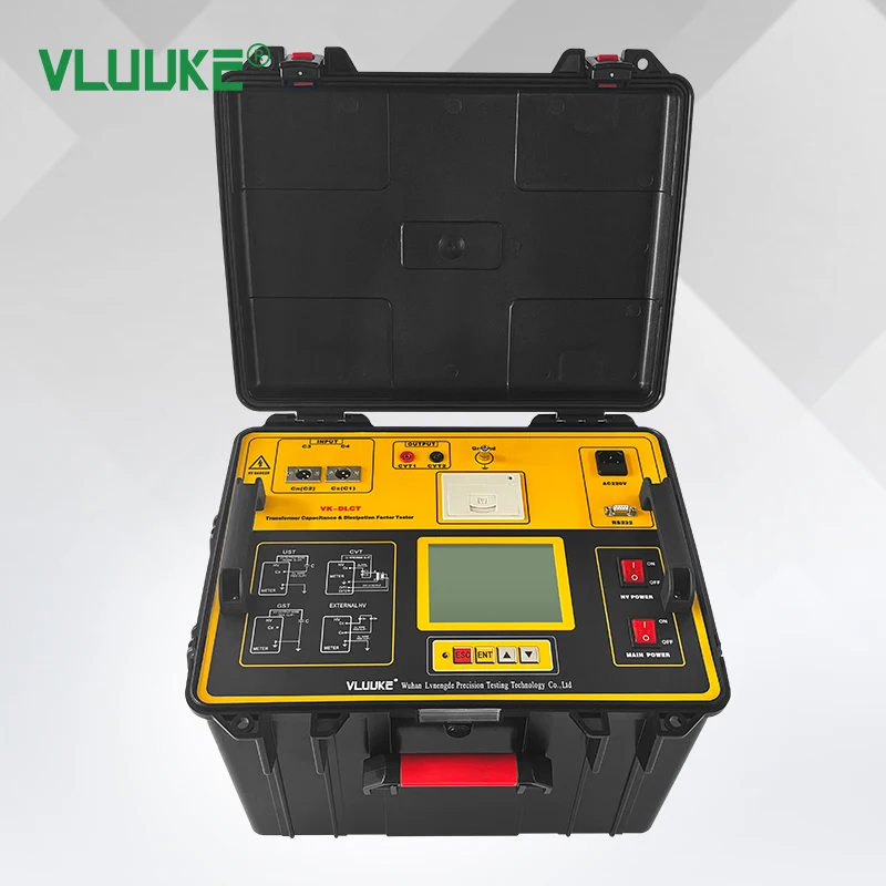 

VLUUKE VK-DLCT 10kV Transformer Capacitance & Tan Delta Meter High Precision Automatic Dissipation Factor Tester