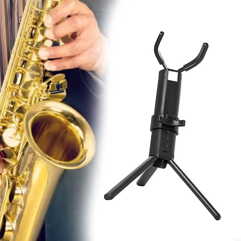 Adjusted Tripod Holder Tenors Saxophone Holder Rack Display Base Folding Saxophone Stand for Sax, Tenors Sax Stand