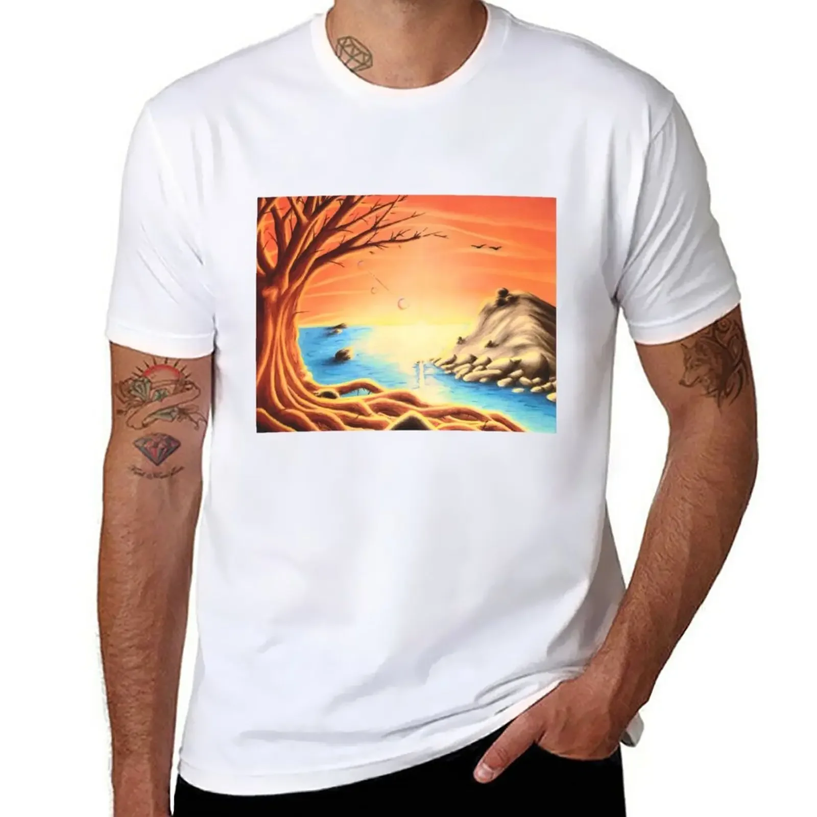 New Fire of Graceful Skies T-Shirt sports fan t-shirts hippie clothes mens clothing