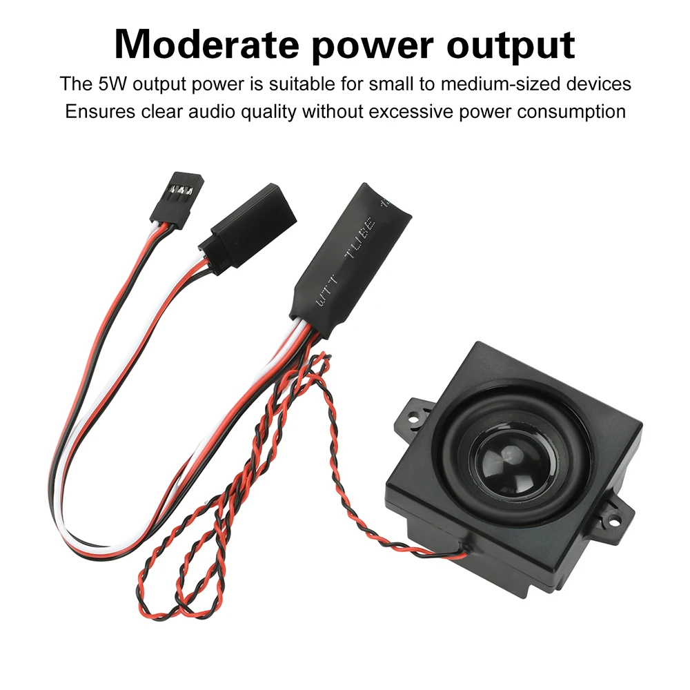 RC Car Diesel Engine Sound Simulator Speaker Module DC 3.6-8V 5W 8Ohm For Crawler Truck Excavator Model Sound Effect Parts