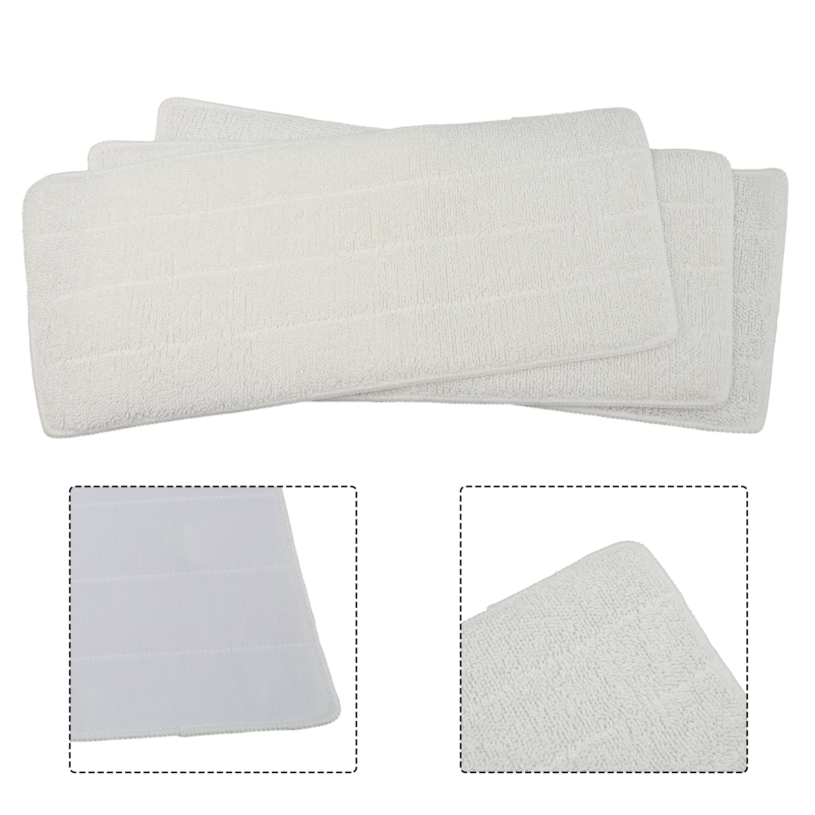 

3pcs Washable Replacement Pads Microfibre Cloths For Vileda Steam XXL Dust Removal Steam Cleaner Dry Household