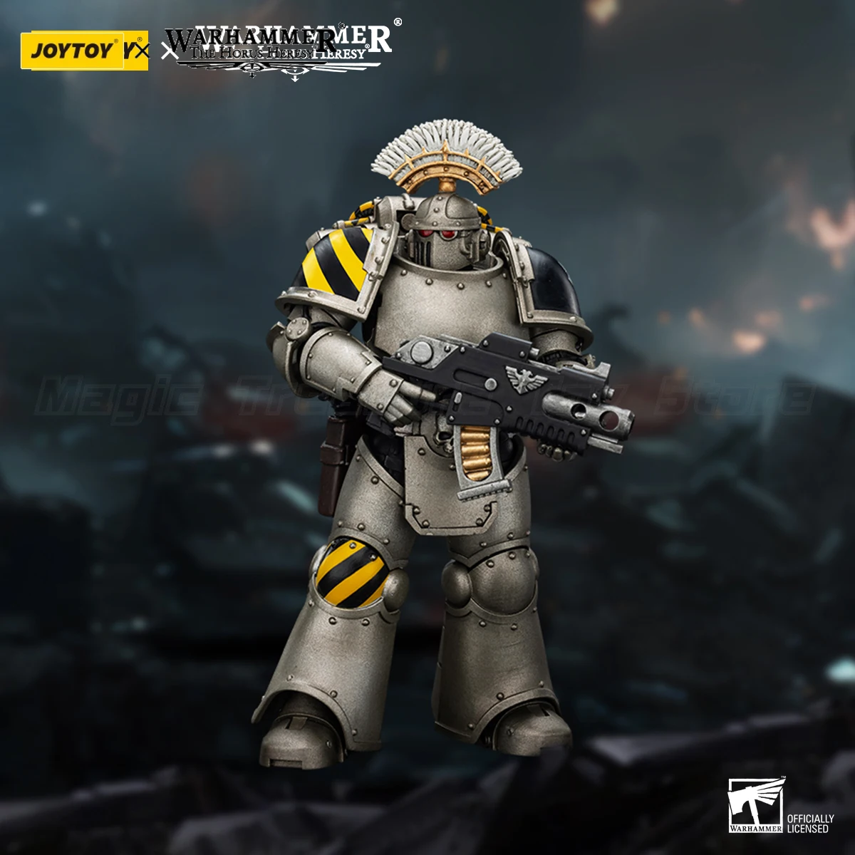 

【24-Hour Shipping】JOYTOY Warhammer 40K The Horus Heresy Lron Warriors MKlll Tactical Sergeant Toy 1/18 Action Figure