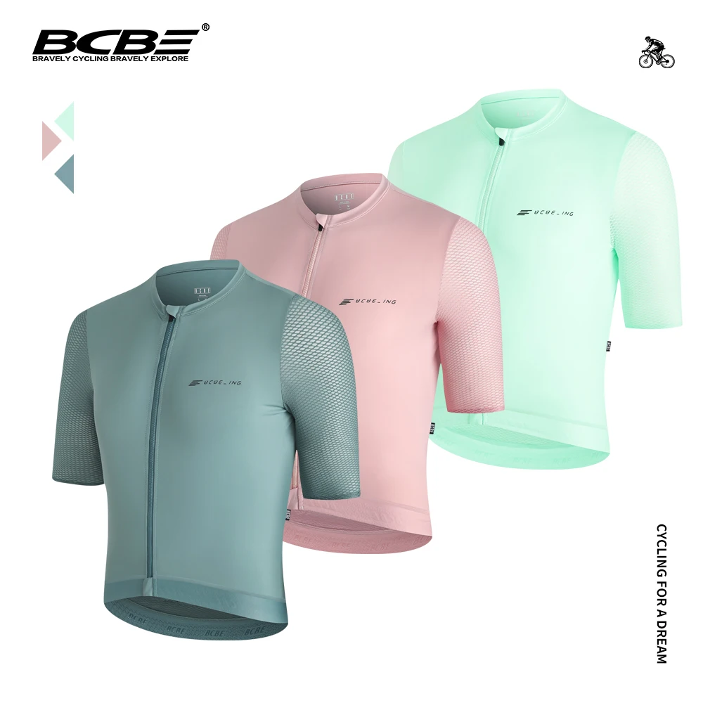 

BCBE Cycling Jersey Men High Quality Breathable Cycling Shirt MTB Road Bicycle Clothing Slim Fit SPF 50+ Maillot Ciclismo Hombre