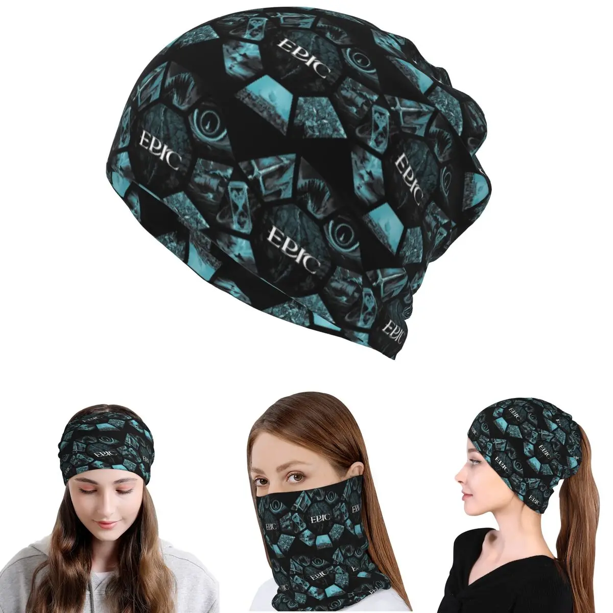 

Epic The Musical Bandana Neck Cover Mask Scarf Warm Headwear Beanies Hat Unisex Adult Breathable