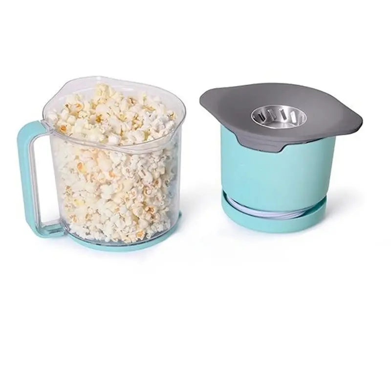 Máquina de Pipoca Automática B25B, Sem Óleo, com Ar Quente, para Petiscos Saudáveis e Dieta, Uso Doméstico, Plugue Americano