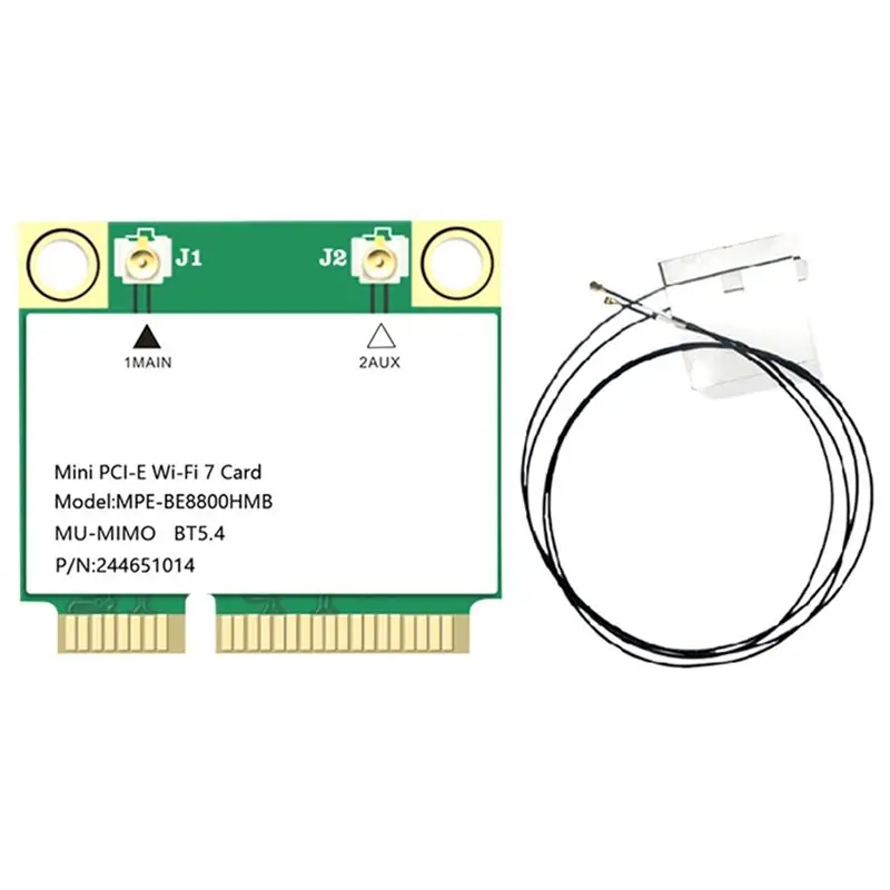 

Эффективная беспроводная сетевая карта Wi-Fi 7 BE200 8774M Mini-Pcie, трехдиапазонный Wi-Fi адаптер 2,4G/5G 6 ГГц для Windows 10 11