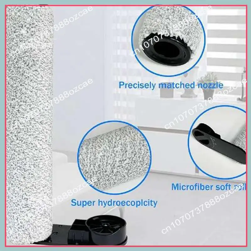 Conjunto de escova principal e esponja a26p, 8 peças, substituição para eureka new430/jonr ed12, peças de reposição para purificador de chão, esponja de escova principal