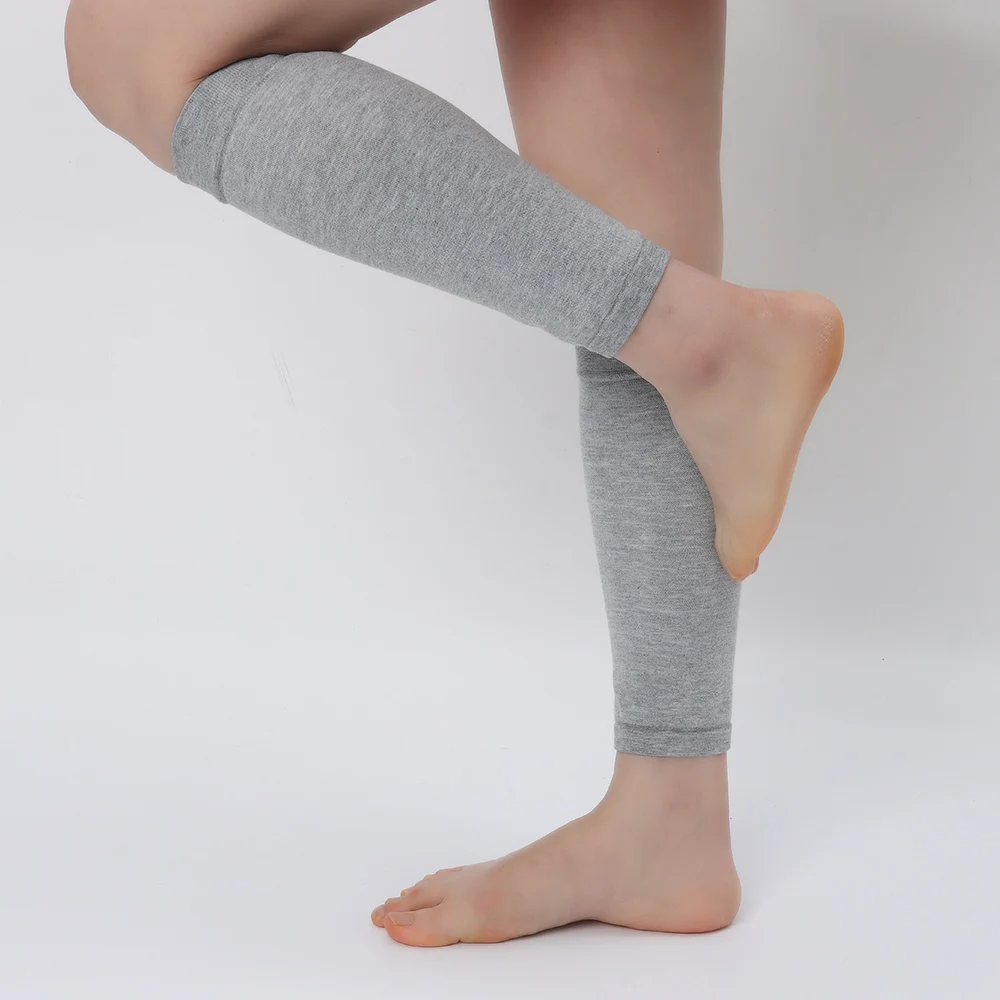 

New Warm Elastic Calf Compression Sleeve Thickened Footless Leg Sleeves Extended Cold-proof Calves Compression Socks Men Women