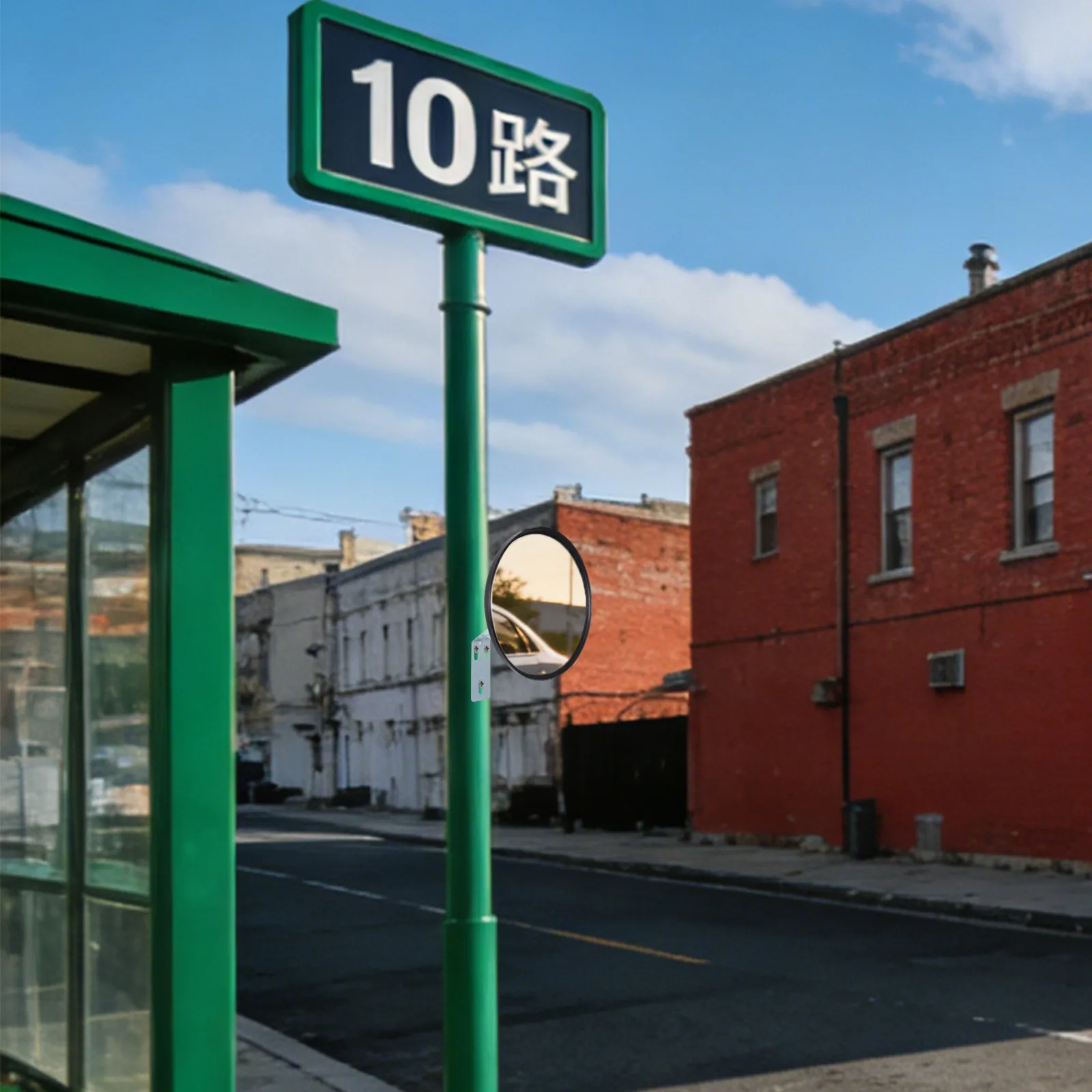 

Широкоугольное выпуклое настенное зеркало для наблюдения за слепыми зонами в супермаркетах, гаражах, на подъездных путях и в углах помещений