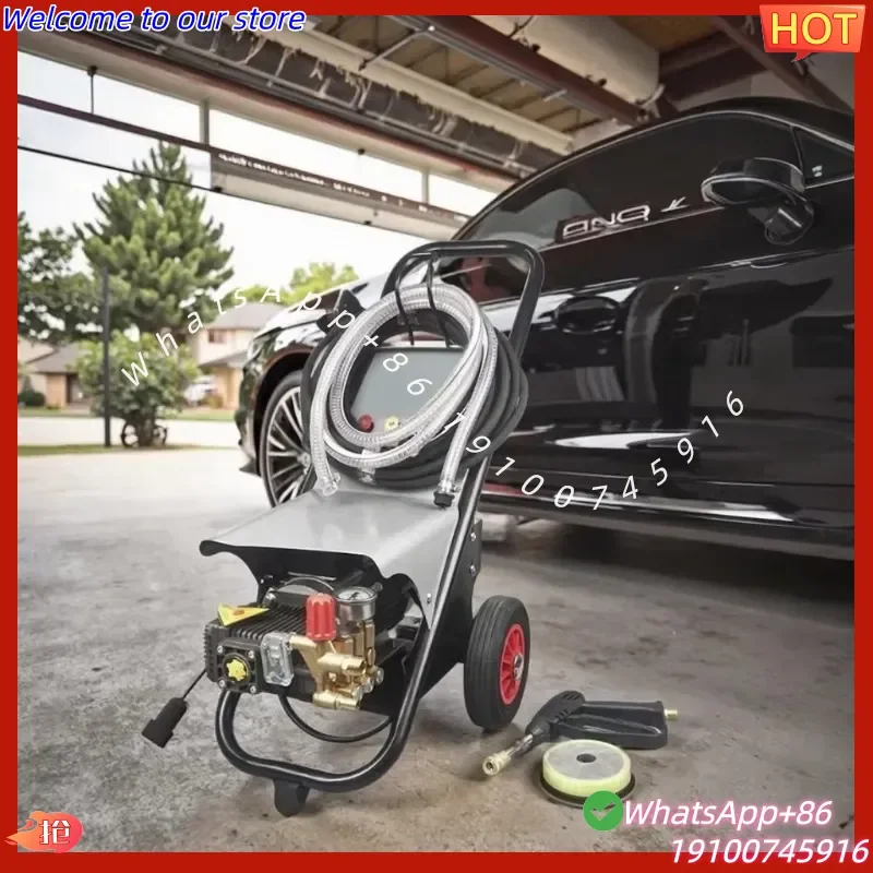 2026 5 5KW High Pressure Electric Water Jet Washer Machine Portable High-Cold Pressure Metal Power Brand New