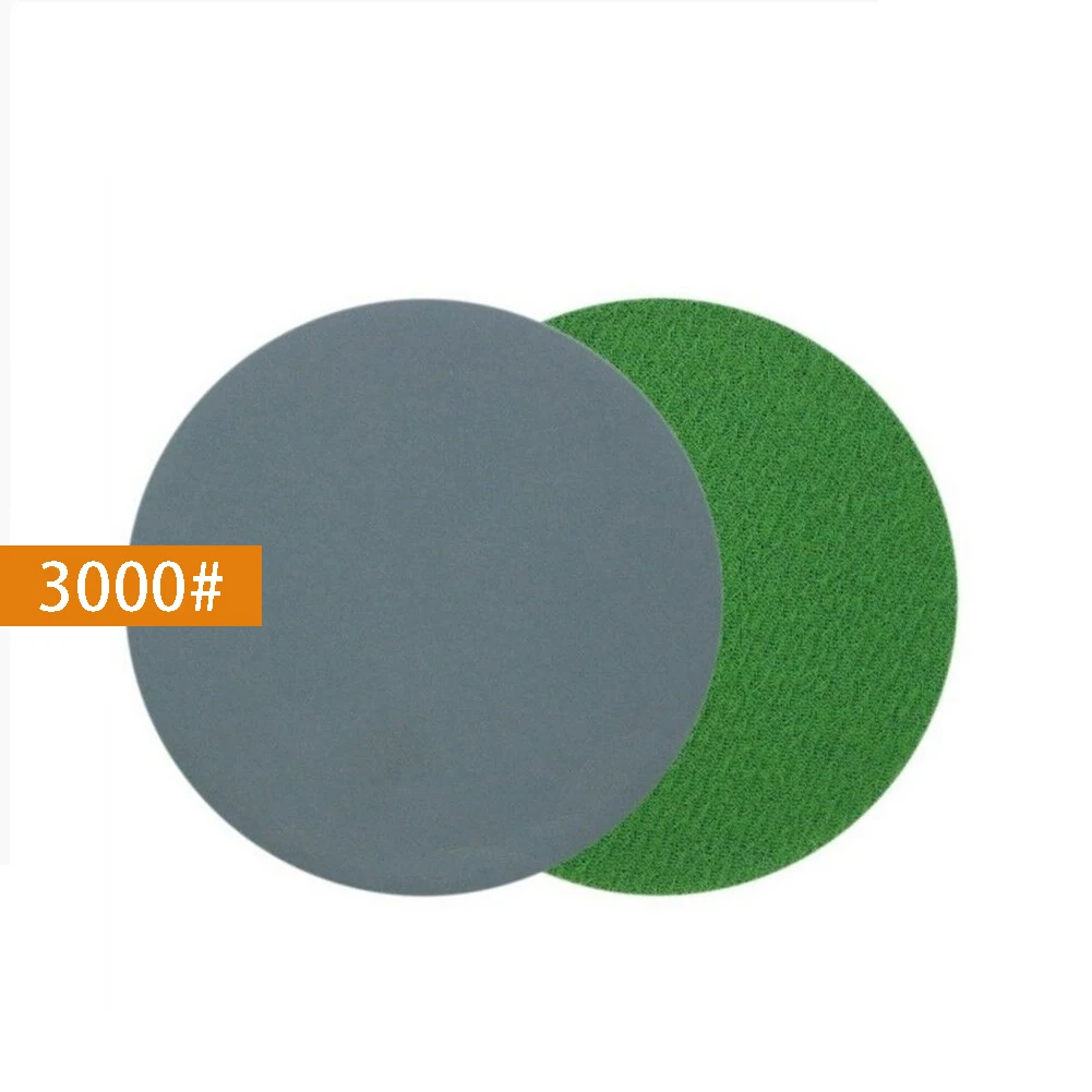 25pcs Sandpapers 3 Inch 3000 4000 5000 7000Grit Sandpaper Sanding Discs Disc Water Sand 75mm Back Velvet Flocking Sandpaper