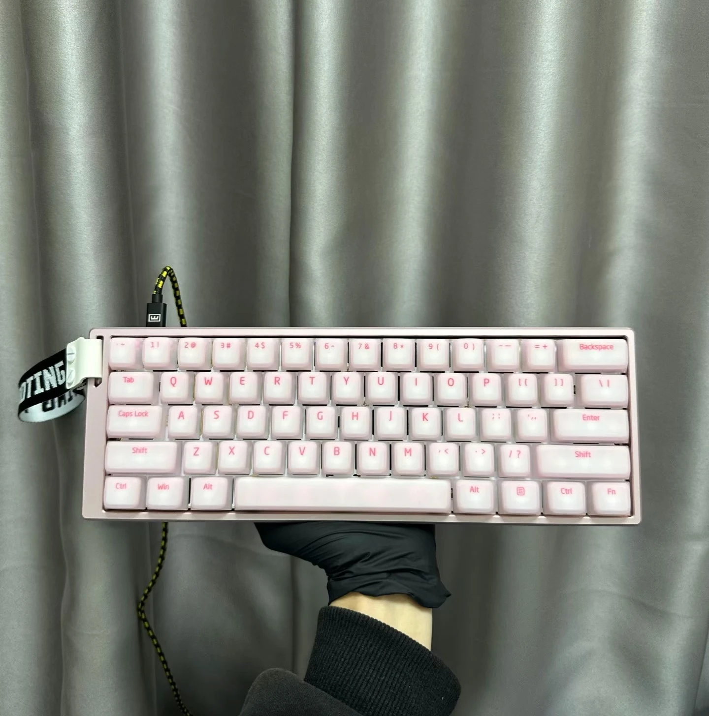 Custom Full Modified Aluminum Case for HE Keyboard, Premium Perforated Alloy Shell Gaming Mouse Enclosure Gift