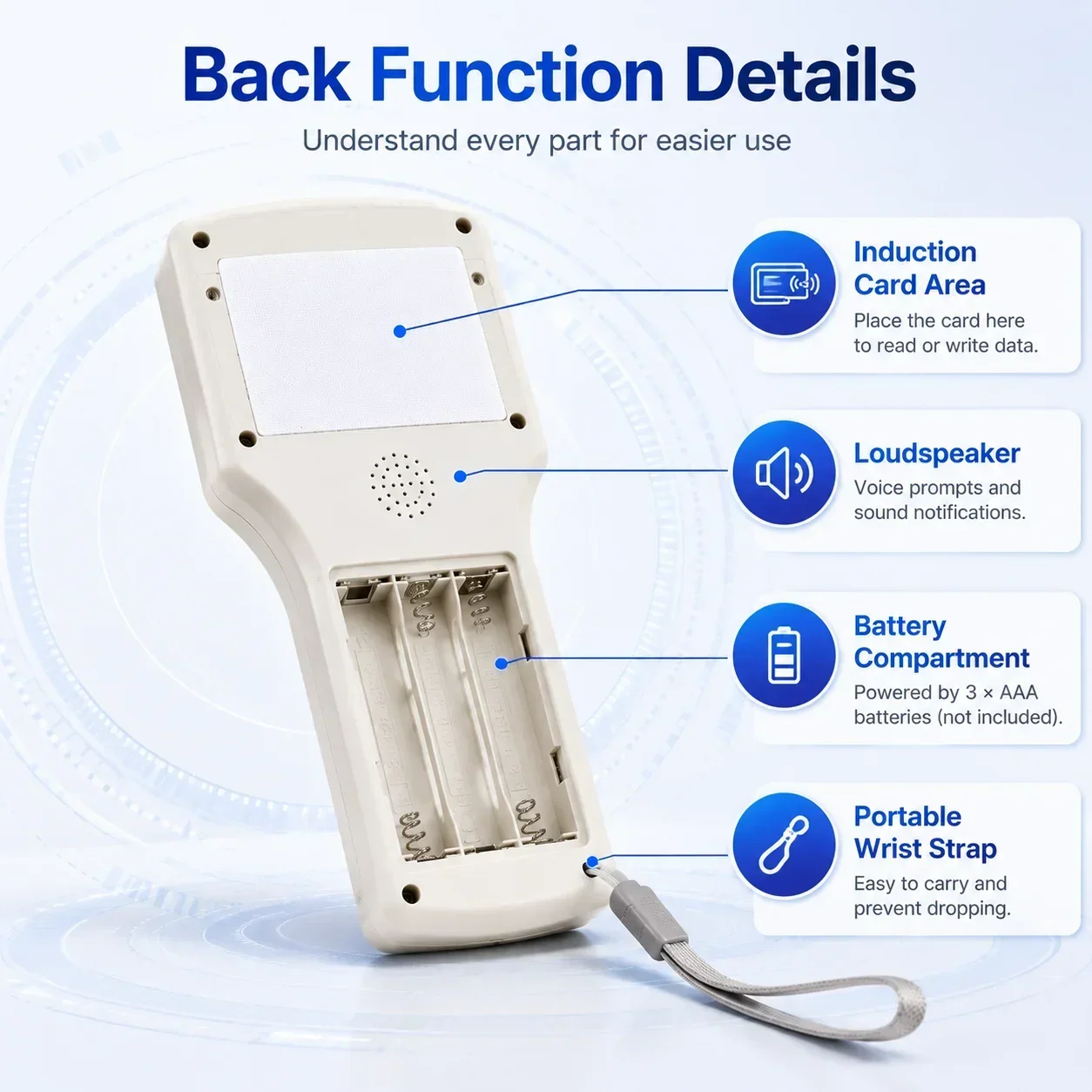 10 Frequency RFID NFC Duplicator 125KHz 13.56MHz Smart Card Reader Writer USB Programmer Encrypted Key Fob Tag Replicator Copier – Detail 5