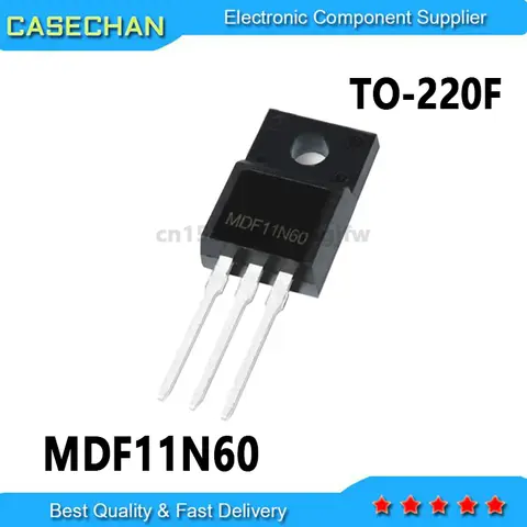 10PCS/LOT New and Original 11N60 MDF11N60  TO-220F 600V 11A