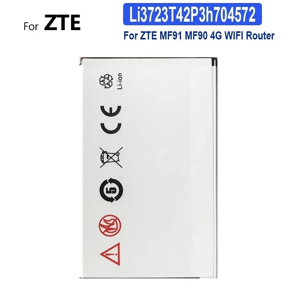 Battery Li3905T44P6h292752 Li3723T42P3h704572 500mAh-2300mAh for ZTE Nubia Alpha SW1002 MF91 MF90 4G WIFI Router