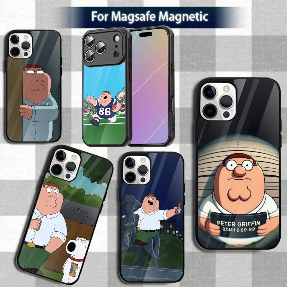 

F-Family G-GuyS Funny Phone Case For iPhone 13,12,15,17,11,16,14,Pro,Max,Plus,Mini,Magsafe,Magnetic Wireless Charging Case