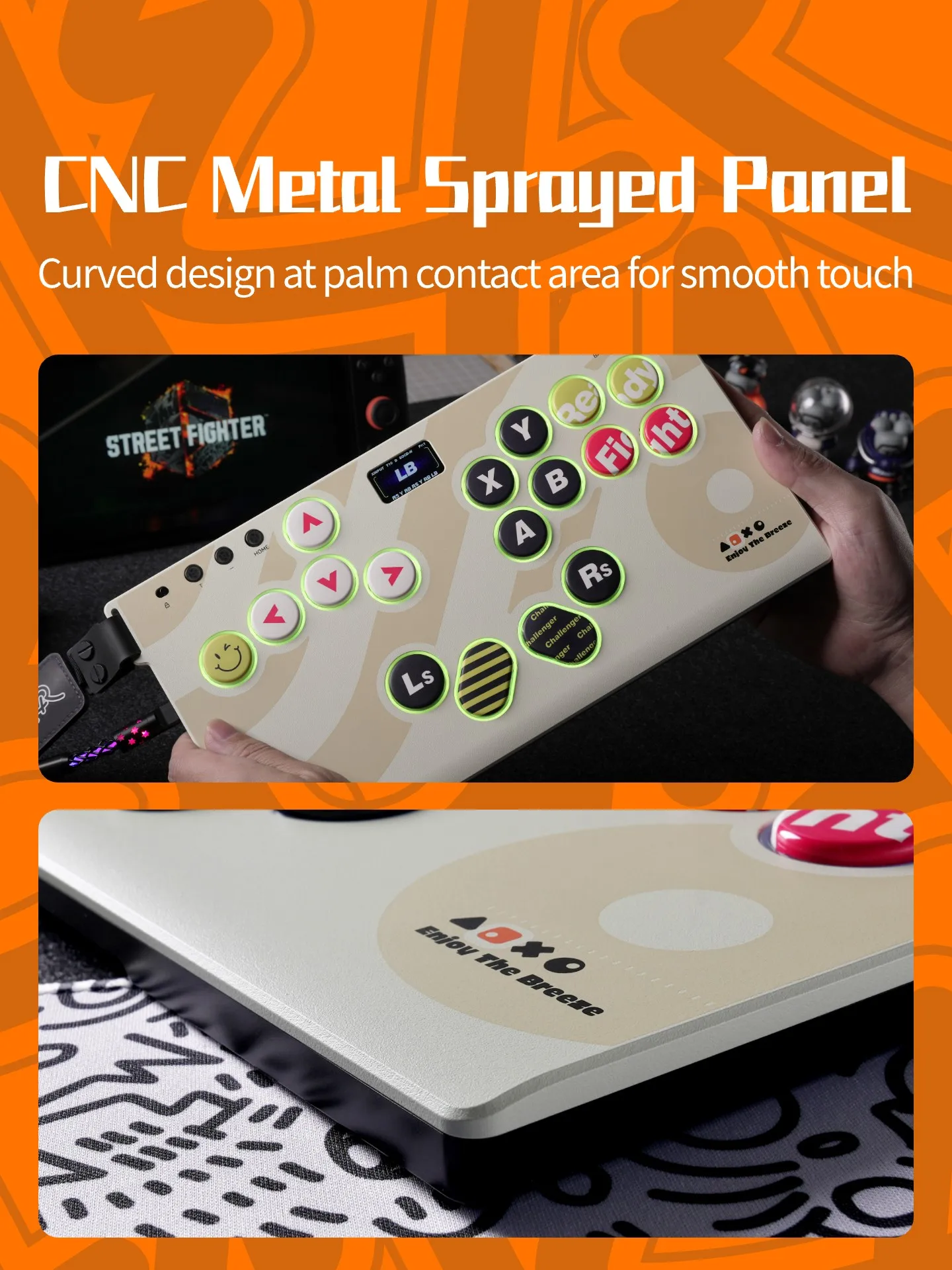 Haute42 TBGamer Hitbox HautePad Emotion III-17 Fighting Game