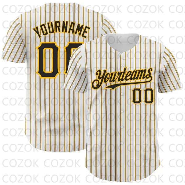 

Custom Vertical Line Baseball Jersey Men Women Short Sleeve Shirt 3D Printed Shirt Team Shirts Hip Hop Unisex Tops
