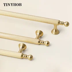 Gold Zinc Alloy Kitchen Cabinet Handles and Knobs Drawer Handles Wardrobe Door Pulls Furniture Hardware Decorative Knob