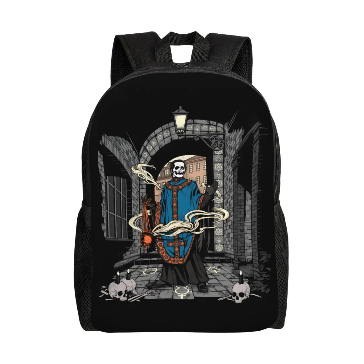 

Custom Vintage G-Ghosts Rock Brand Backpack for Women Men Water Resistant School College Heavy Metal Bag Print Bookbags