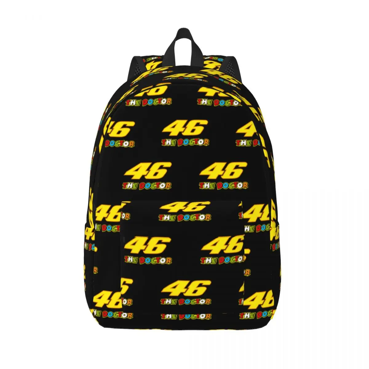 Vr-46 Motorsport Racing Backpack for Men Women Cool Student Hiking Travel Daypack Laptop Computer Shoulder Bag Gift