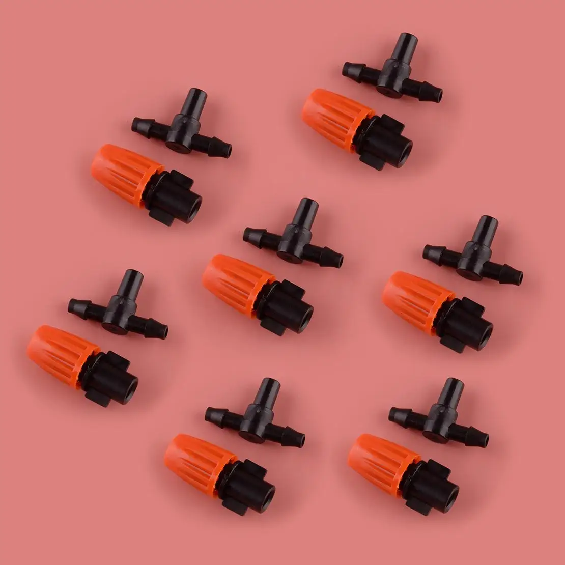 20 Sets Micro Drip Irrigation System Watering Sprinklers Plant Emitter Drippers Fit for irrigation of Garden and Balconies PP