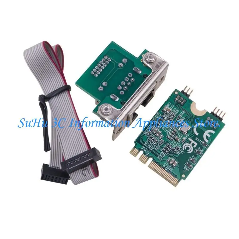 Computer 2.5G Networking Card with M.2 A+E Adapter 2.5G/1000/100Mbps Fast WIFI