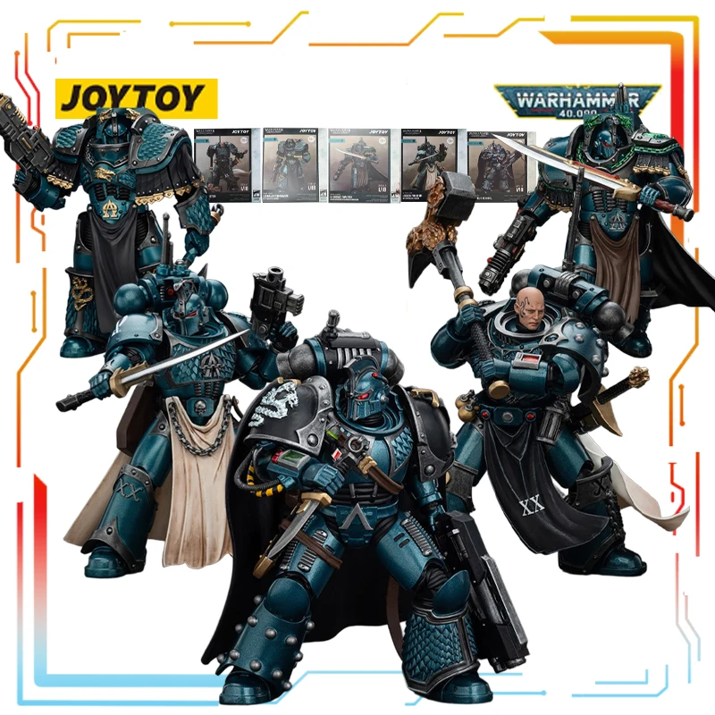 

JOYTOY Original Warhammer 40K 1/18 Movable Finished Product Series HH Alpha Legion Action Figure Model Toys Model Gifts for Boys