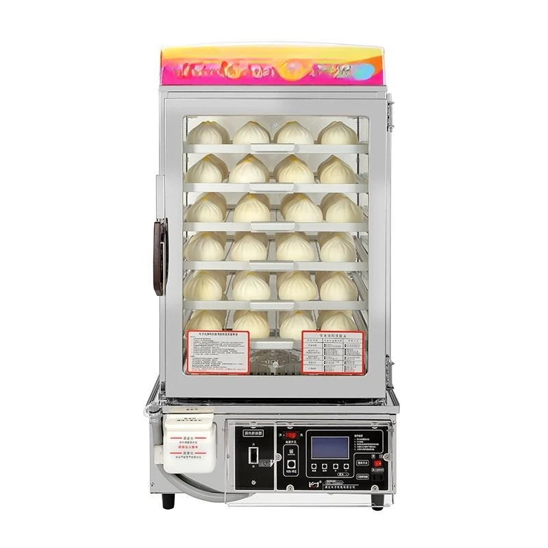 Commercial steaming steamer steamer electronic desktop automatic  steam steam bun convenience store