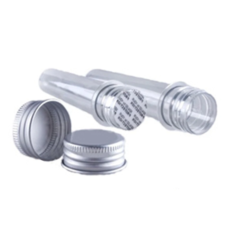 

25 Pcs Test Tubes Plastic with Lids Vials Cover Candy